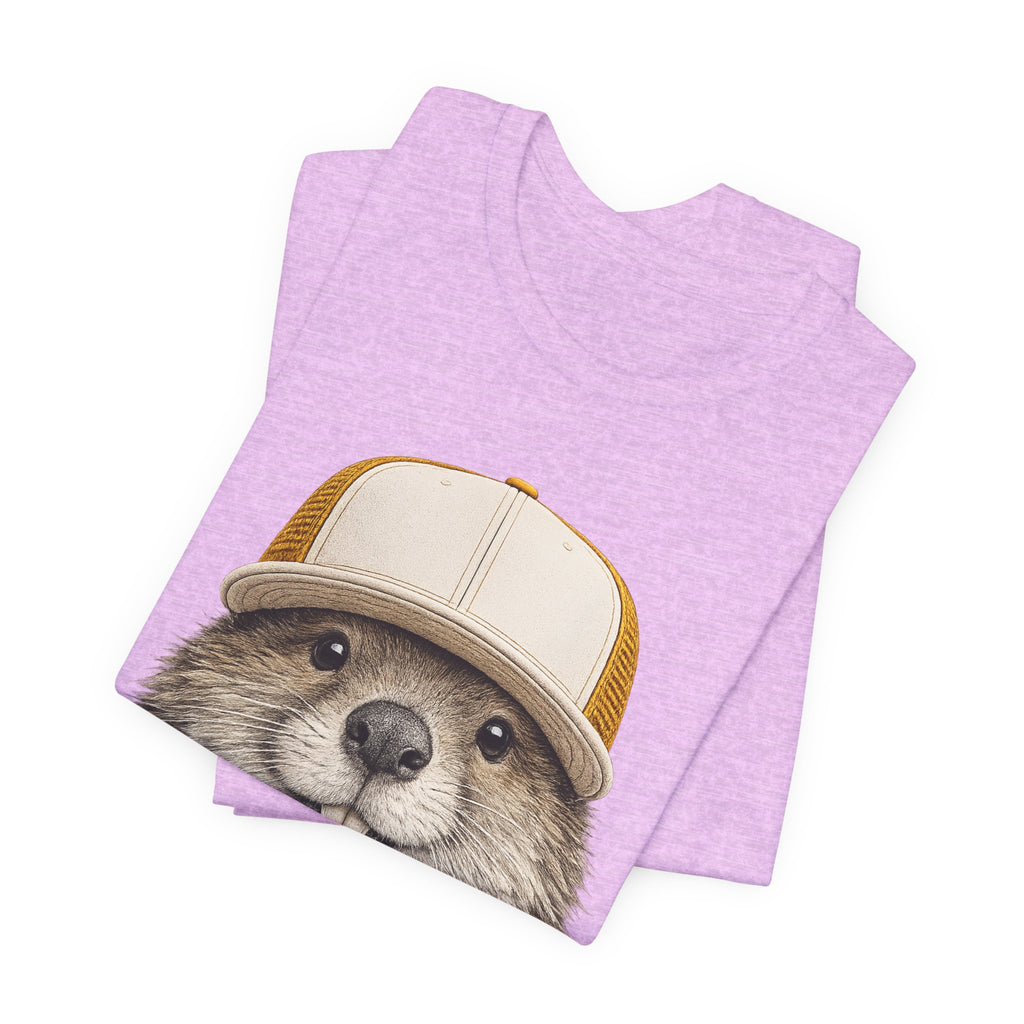 Beaver in Trucker Hat