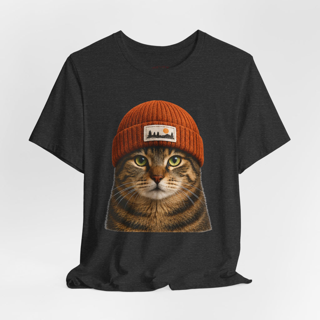 Tabby Cat in a Beanie