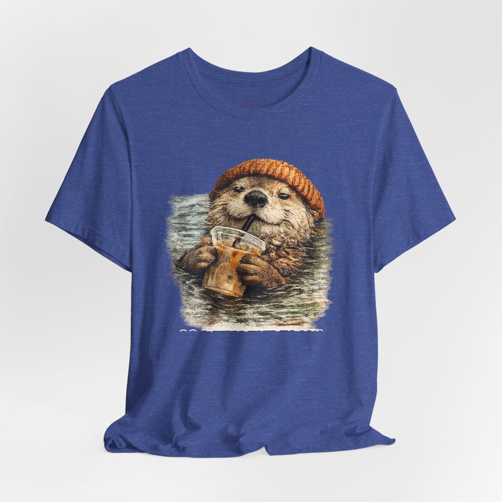 Beanie Beaver with Coffee