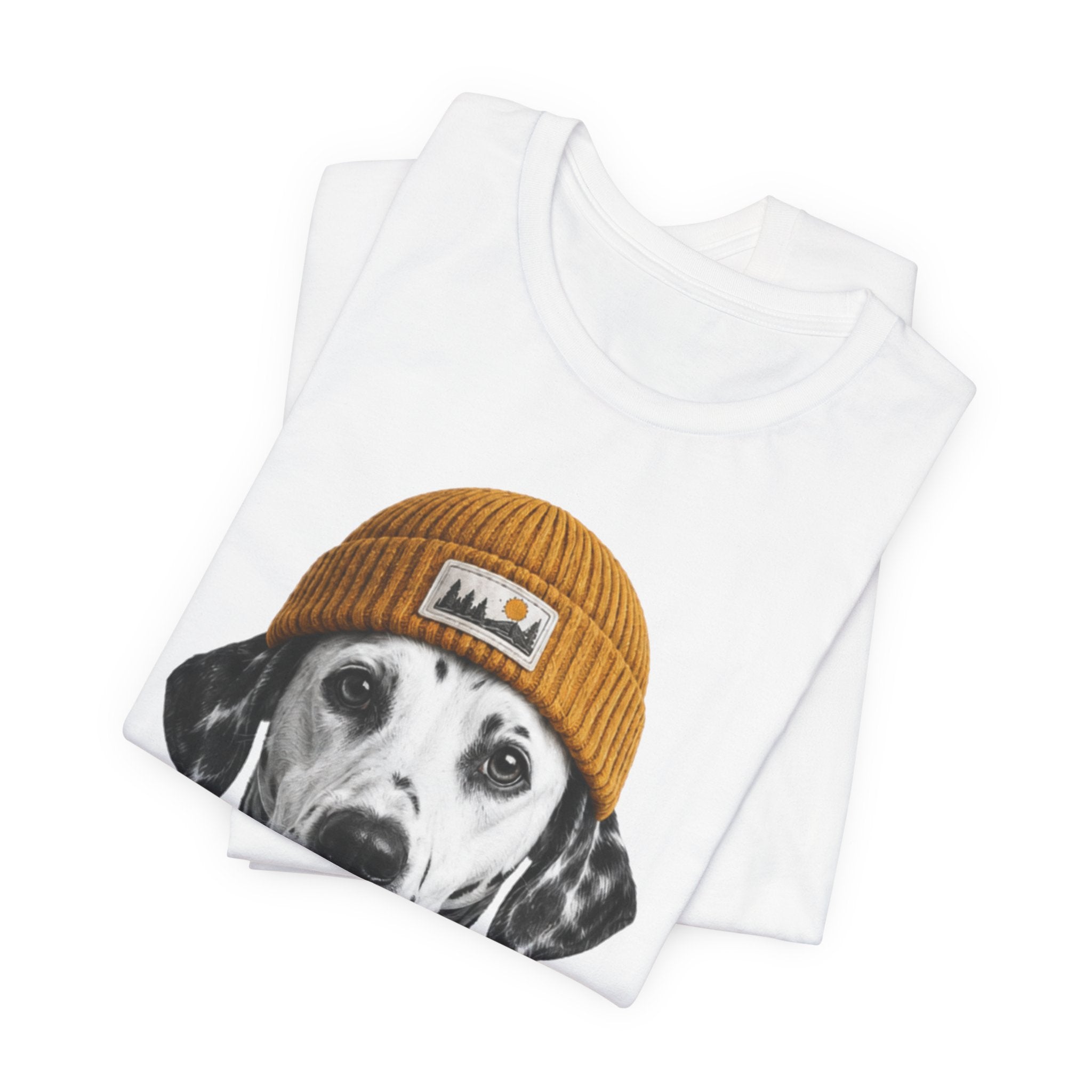Dalmatian in a Beanie