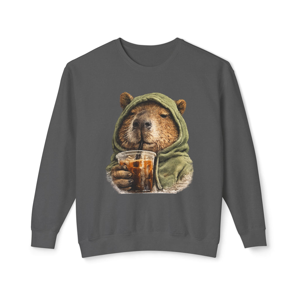 Capybara with Coffee Sweatshirt