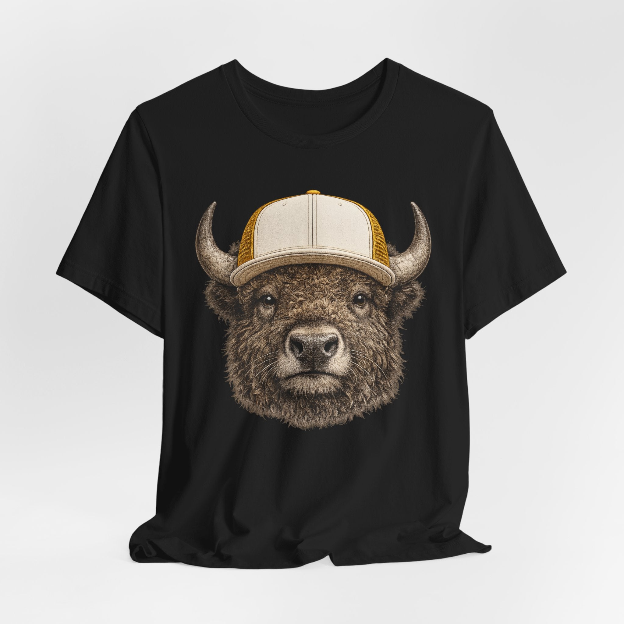Bison in Trucker Hat