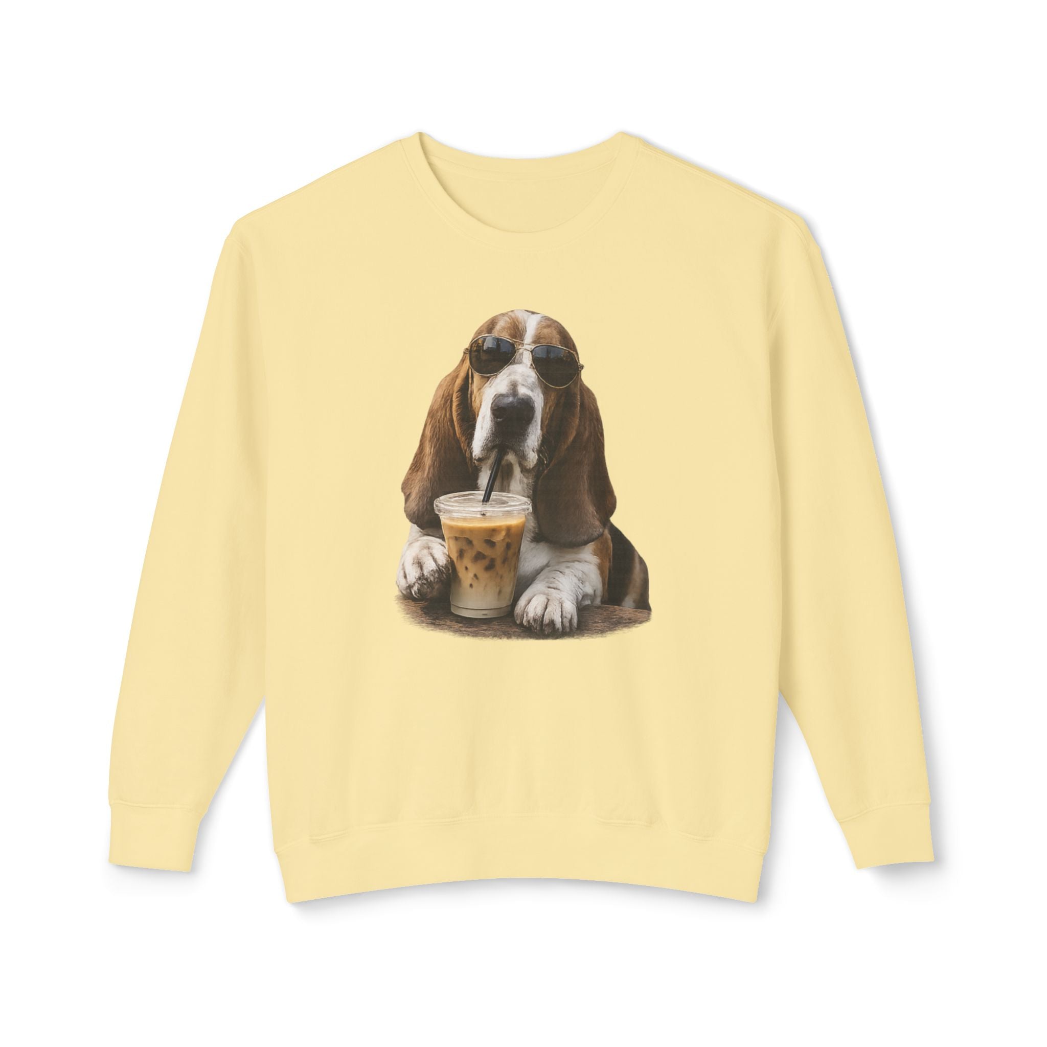 Basset with Coffee Sweatshirt