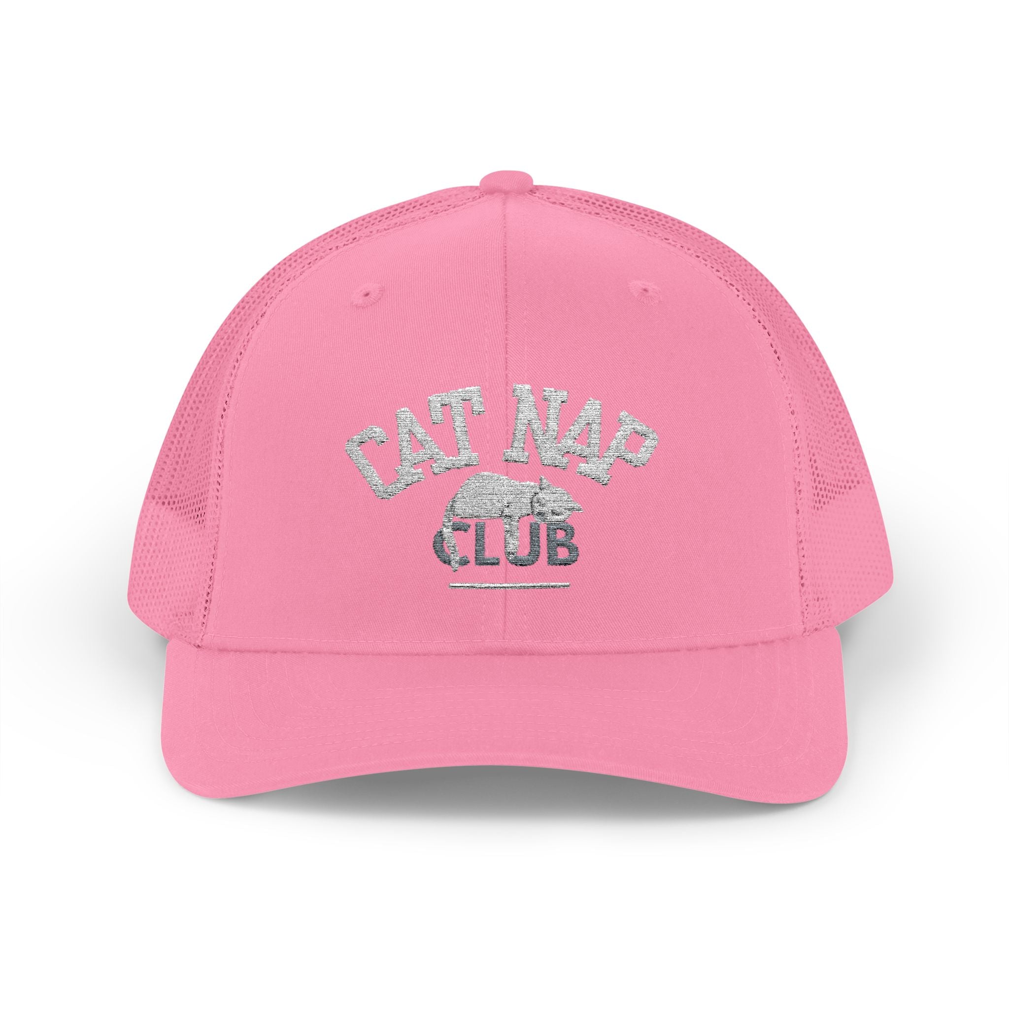 Cat Nap Club Trucker Cap — Snapback Cat Lover Hat