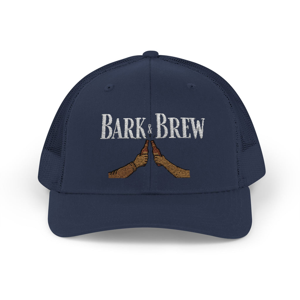Trucker Cap — "Bark and Brew"  Snapback