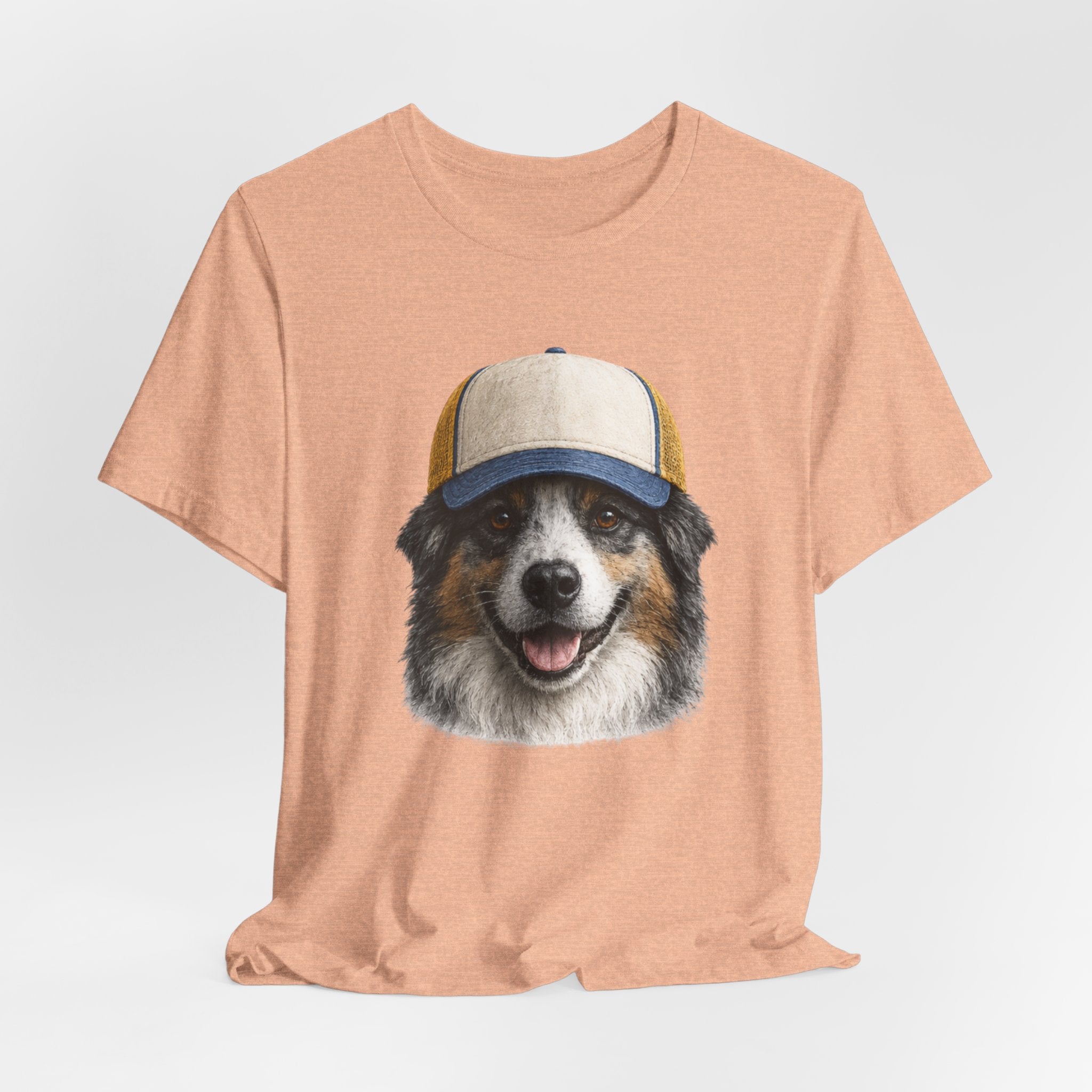 Aussie in a trucker hat