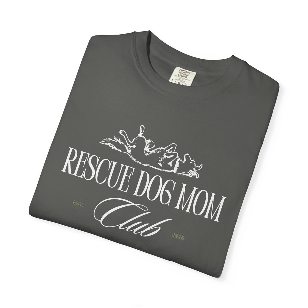 Rescue Dog Mom Club Tee | Comfort Colors® Rescue Dog Shirt | Piper and Friends