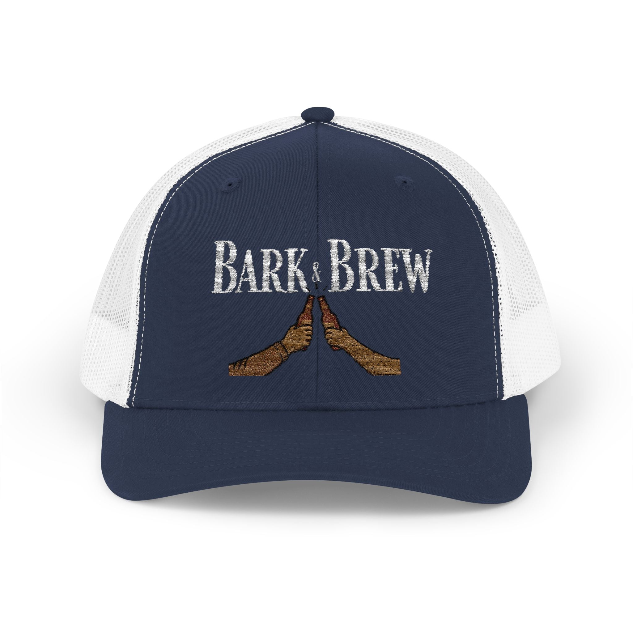 Trucker Cap — "Bark and Brew"  Snapback