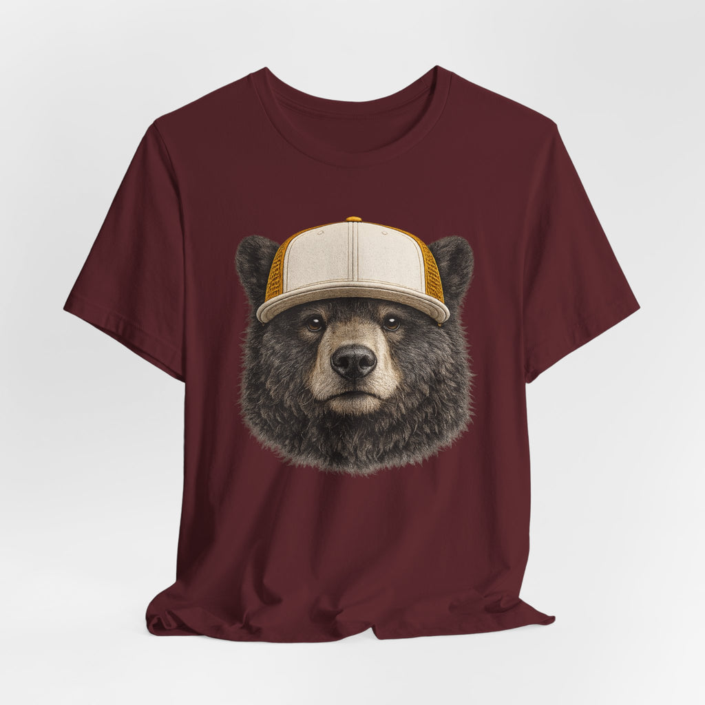 Black Bear in Trucker Hat