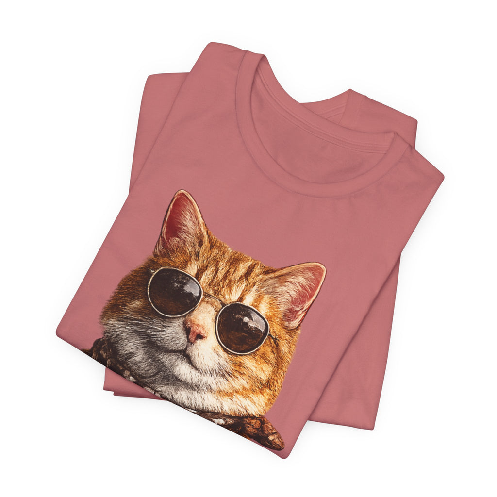 Cool Cat with Coffee