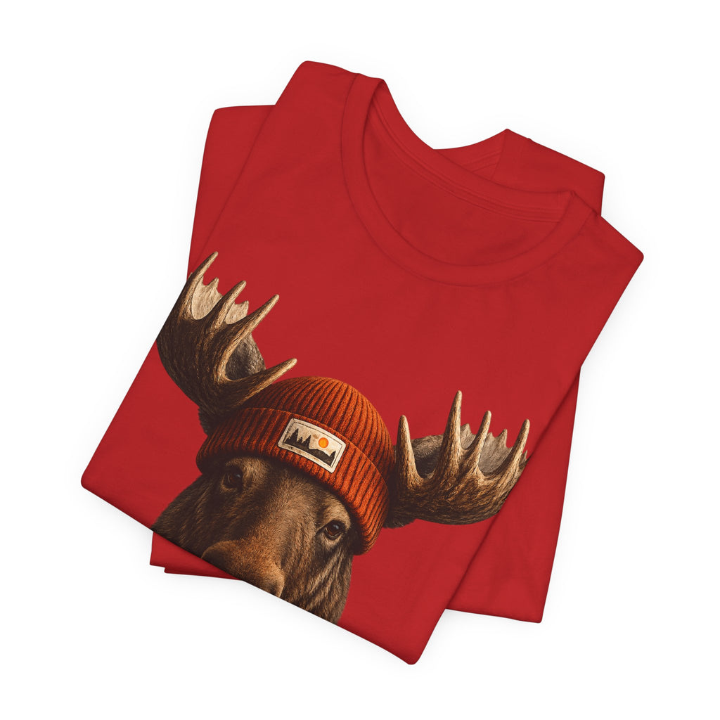 Moose in a Beanie