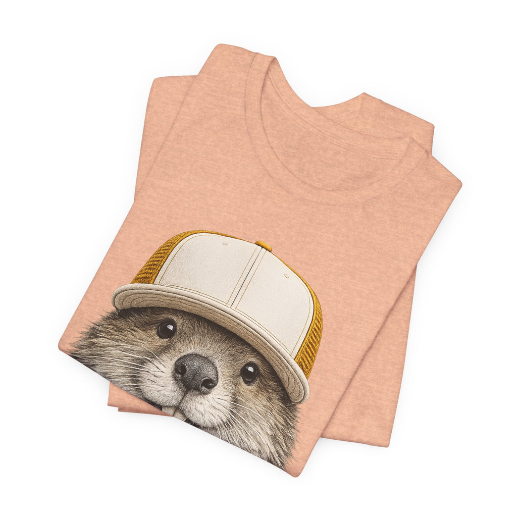 Beaver in Trucker Hat