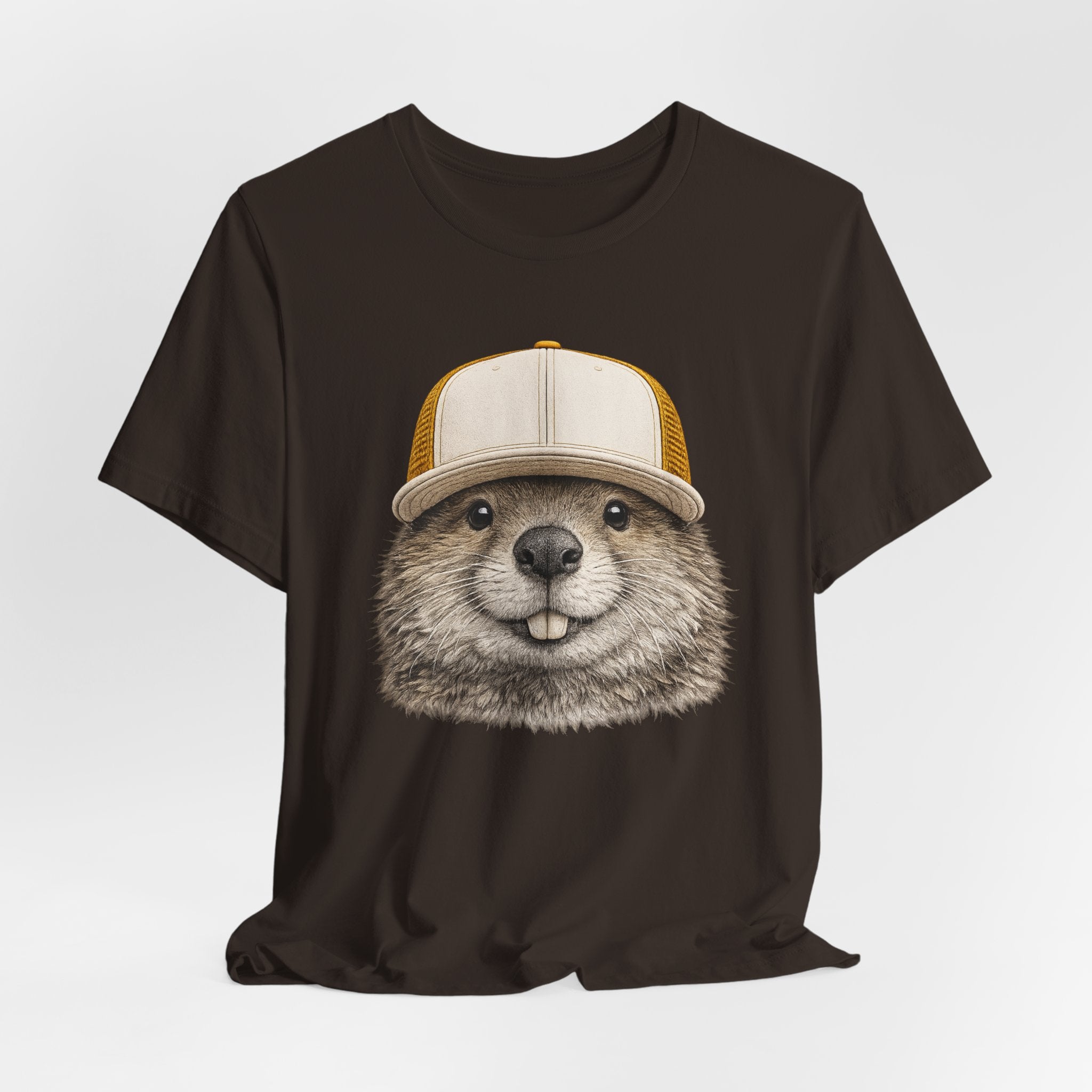 Beaver in Trucker Hat