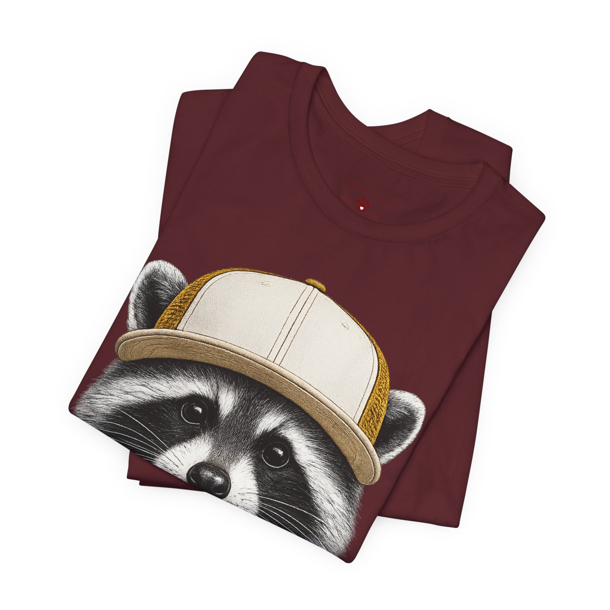 Raccoon in Trucker Hat