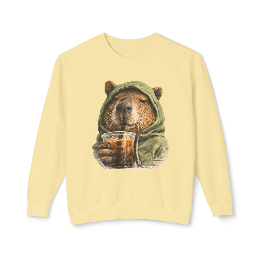 Capybara with Coffee Sweatshirt