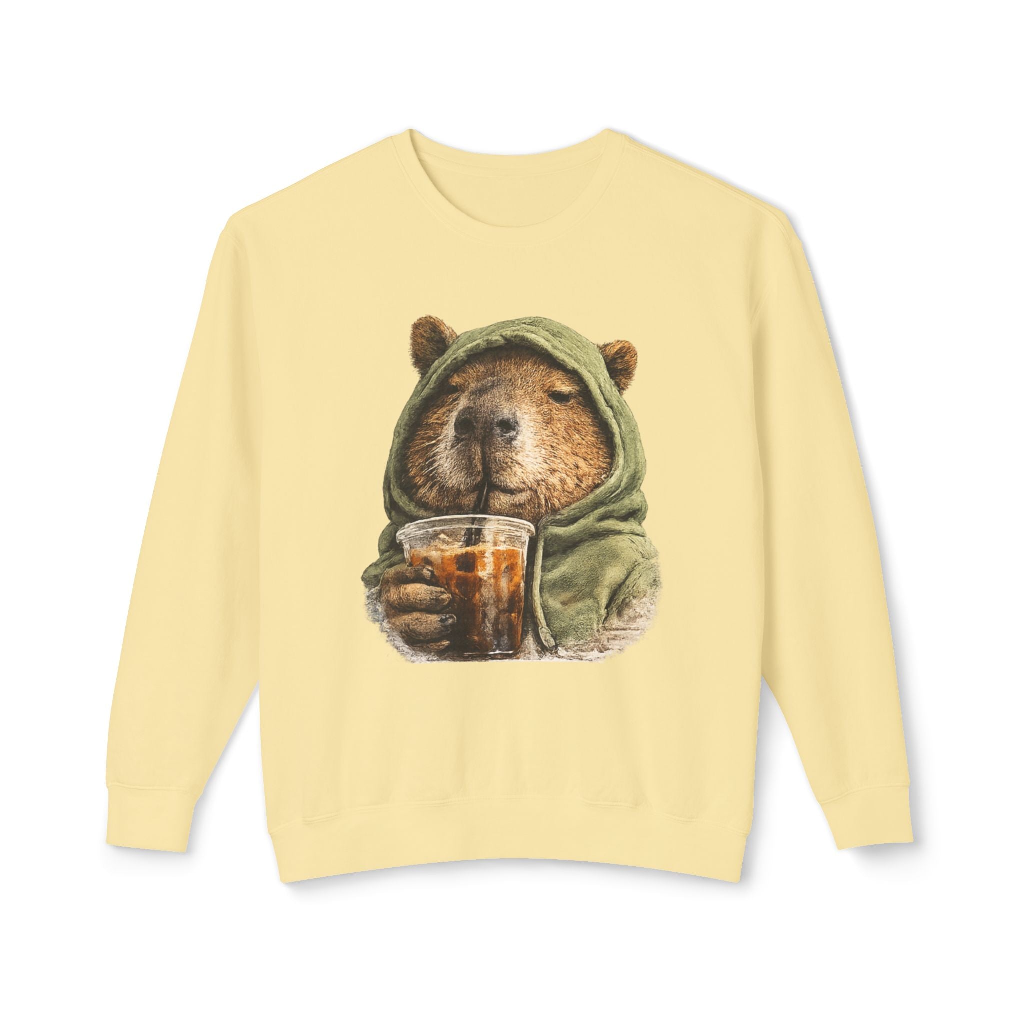 Capybara with Coffee Sweatshirt