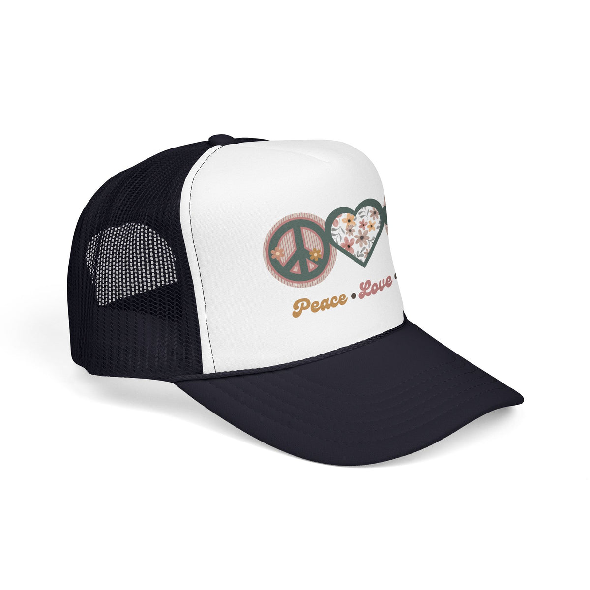 Peace Love Dogs Trucker Hat | Retro Dog Mom Hat | Boho Pet Lover Cap | Dog Lover Gift | Piper & Friends