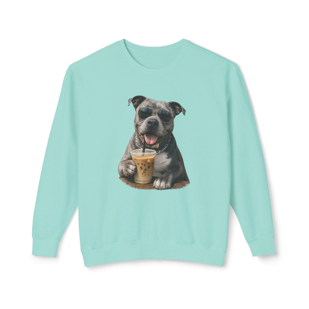 Pittie with Coffee Sweatshirt