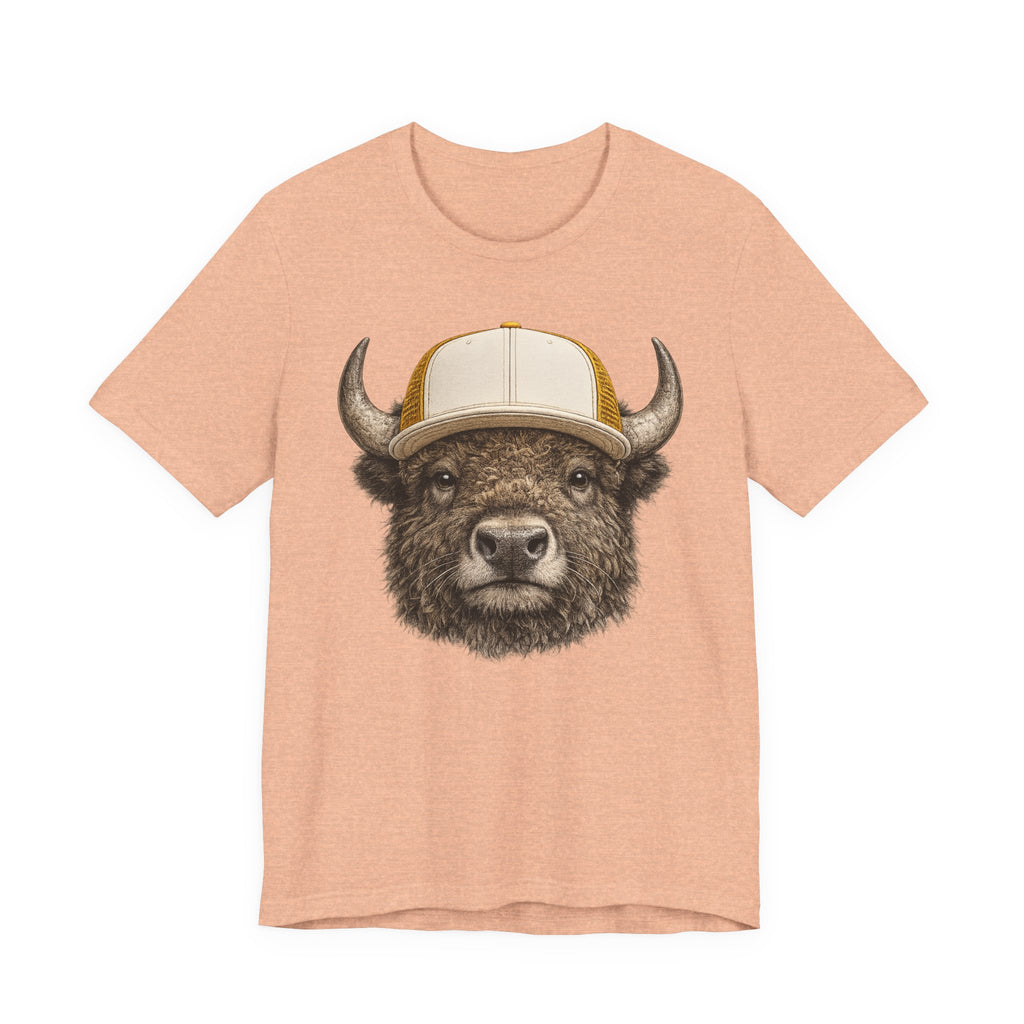 Bison in Trucker Hat