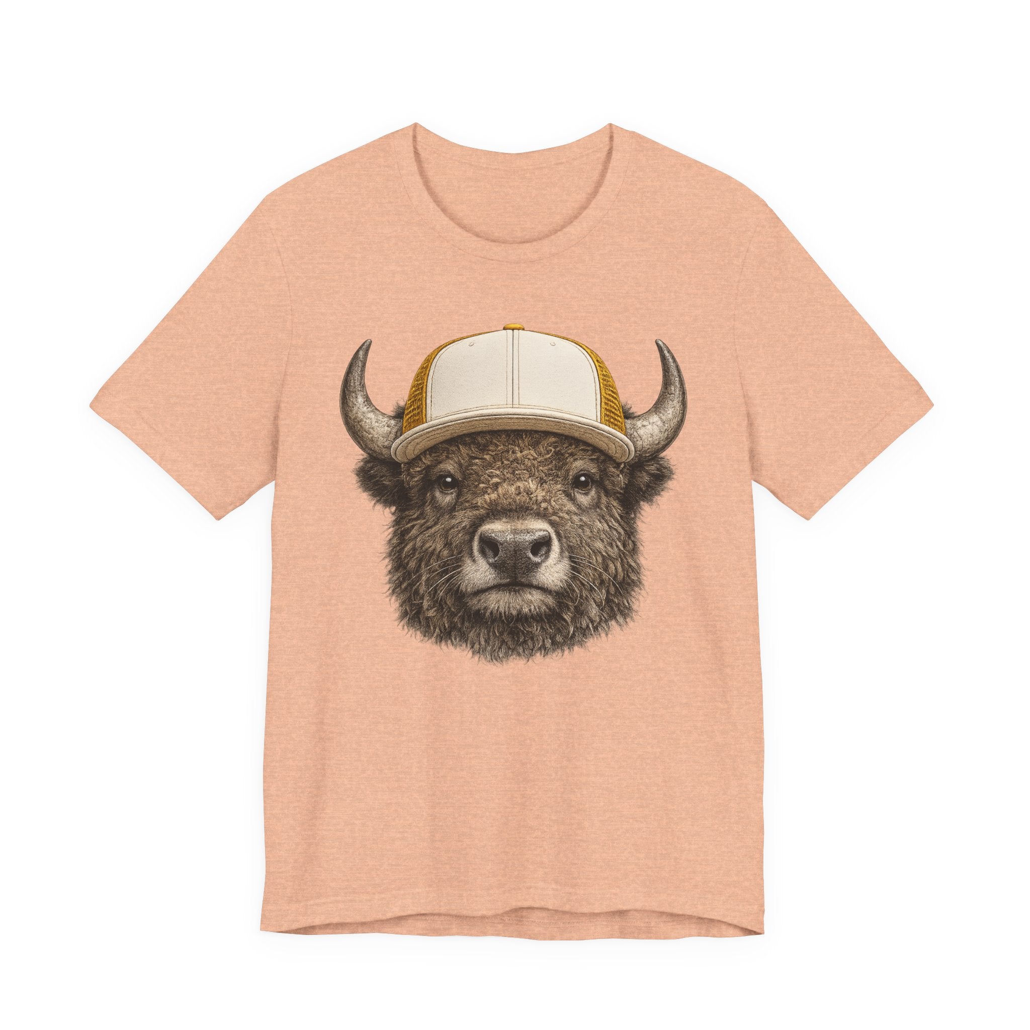 Bison in Trucker Hat