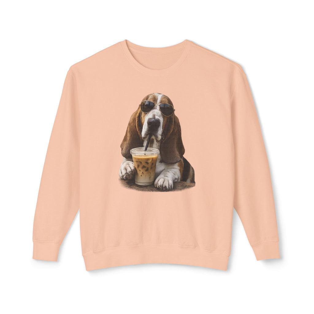 Basset with Coffee Sweatshirt