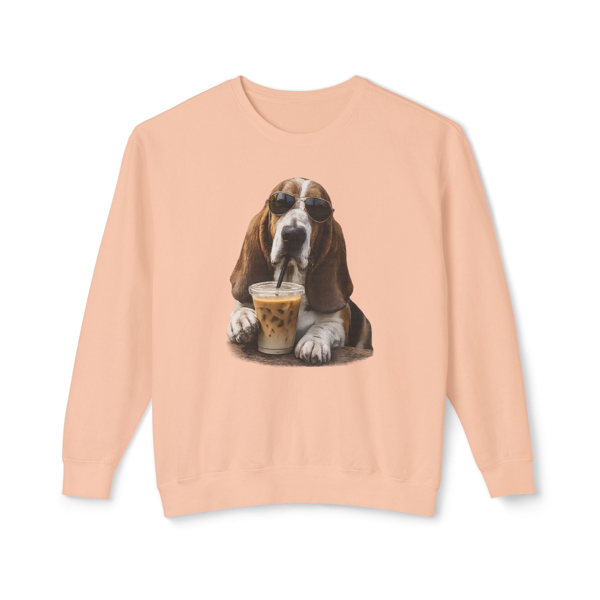 Basset with Coffee Sweatshirt