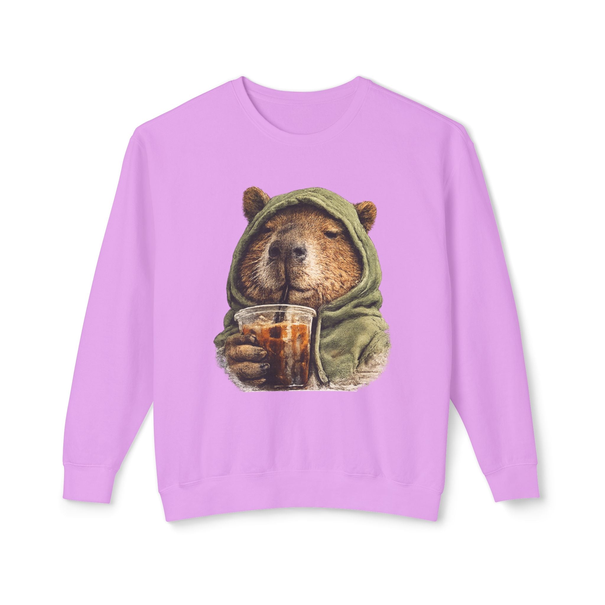 Capybara with Coffee Sweatshirt