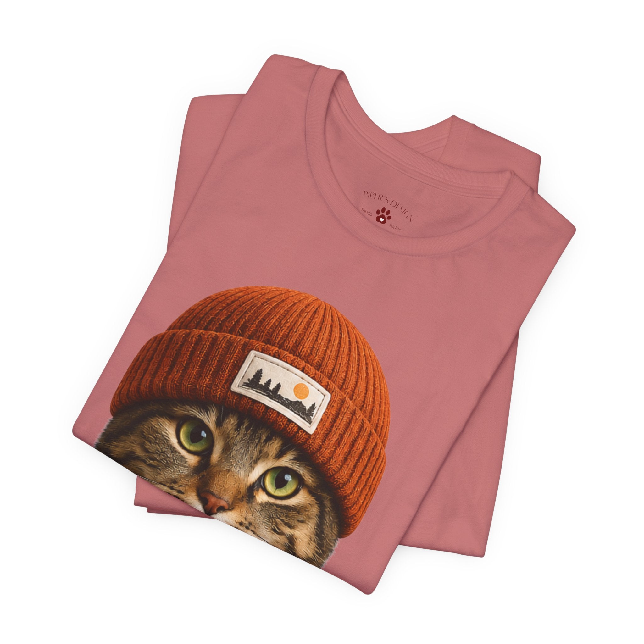 Tabby Cat in a Beanie