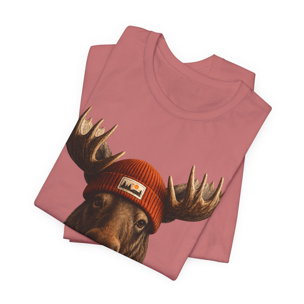 Moose in a Beanie