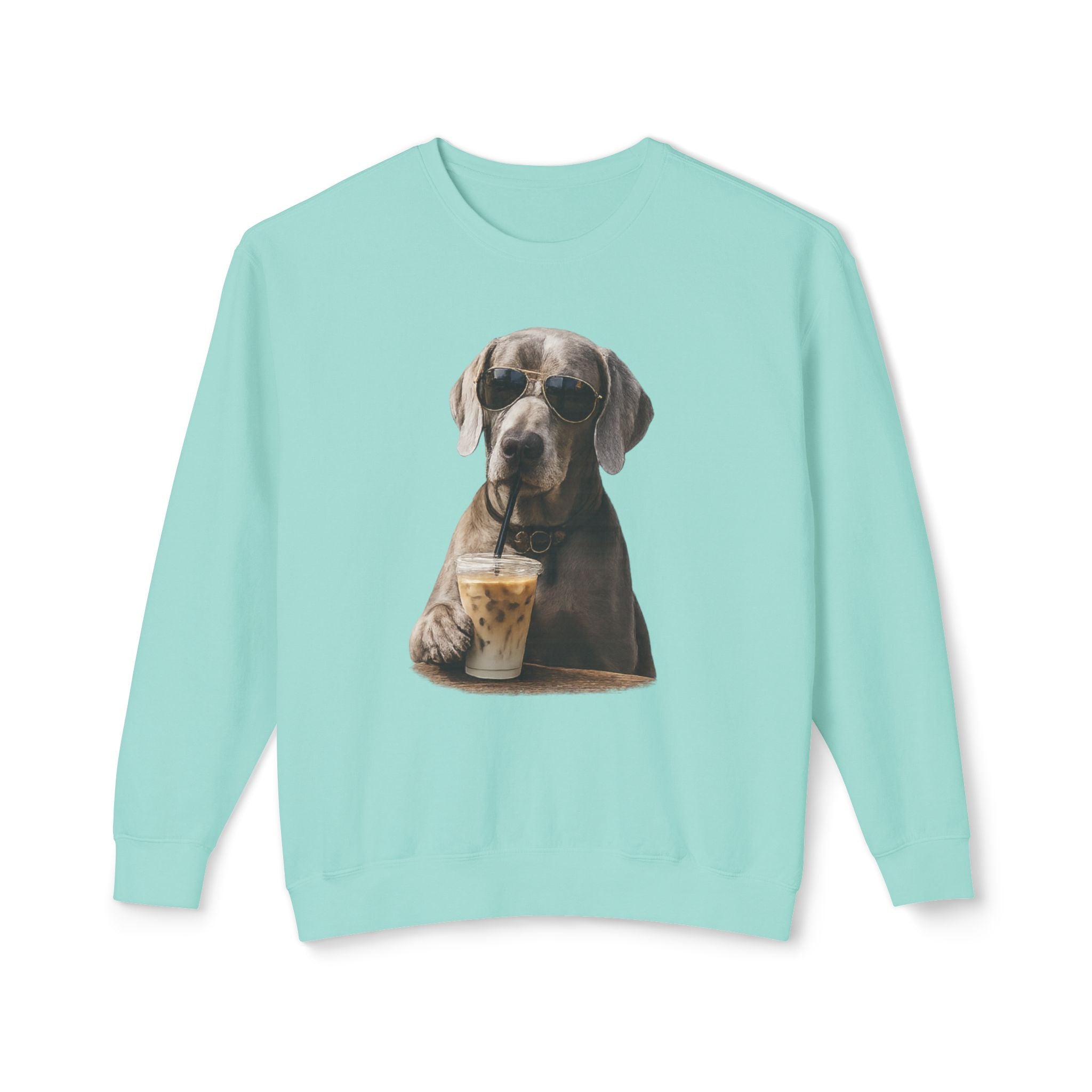 Weimaraner with Coffee Sweatshirt