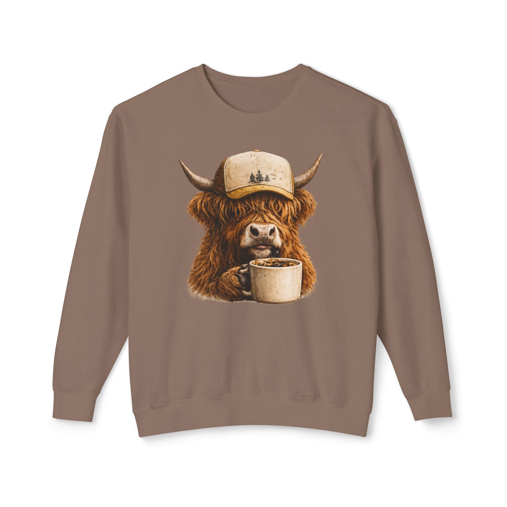 Highland Cow Coffee Sweatshirt