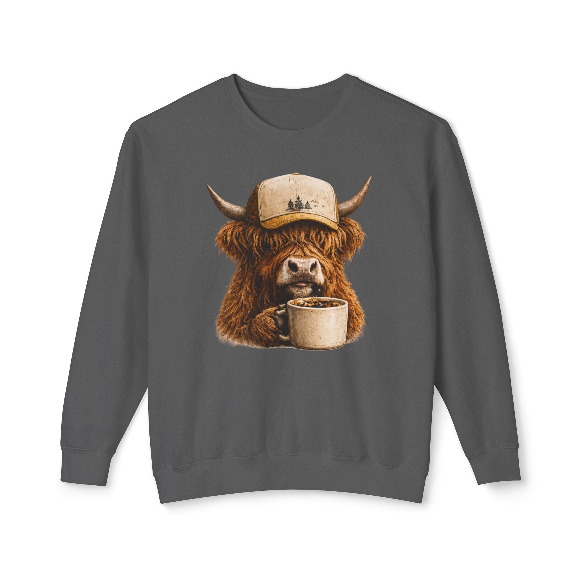 Highland Cow Coffee Sweatshirt