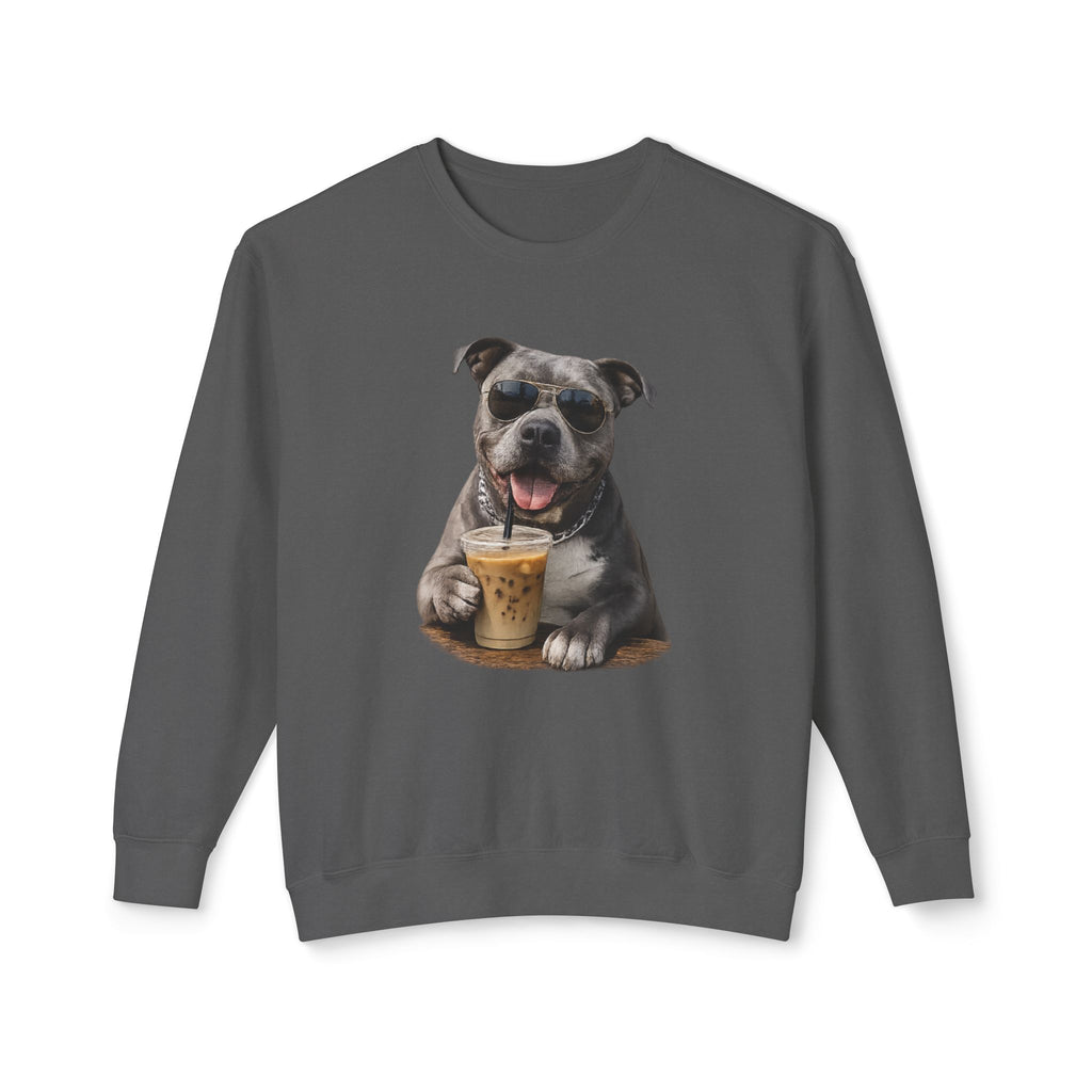 Pittie with Coffee Sweatshirt