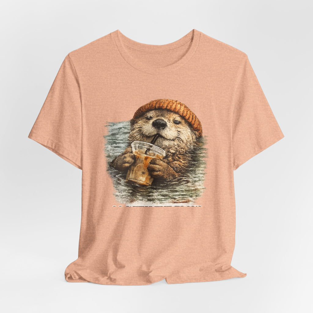 Beanie Beaver with Coffee