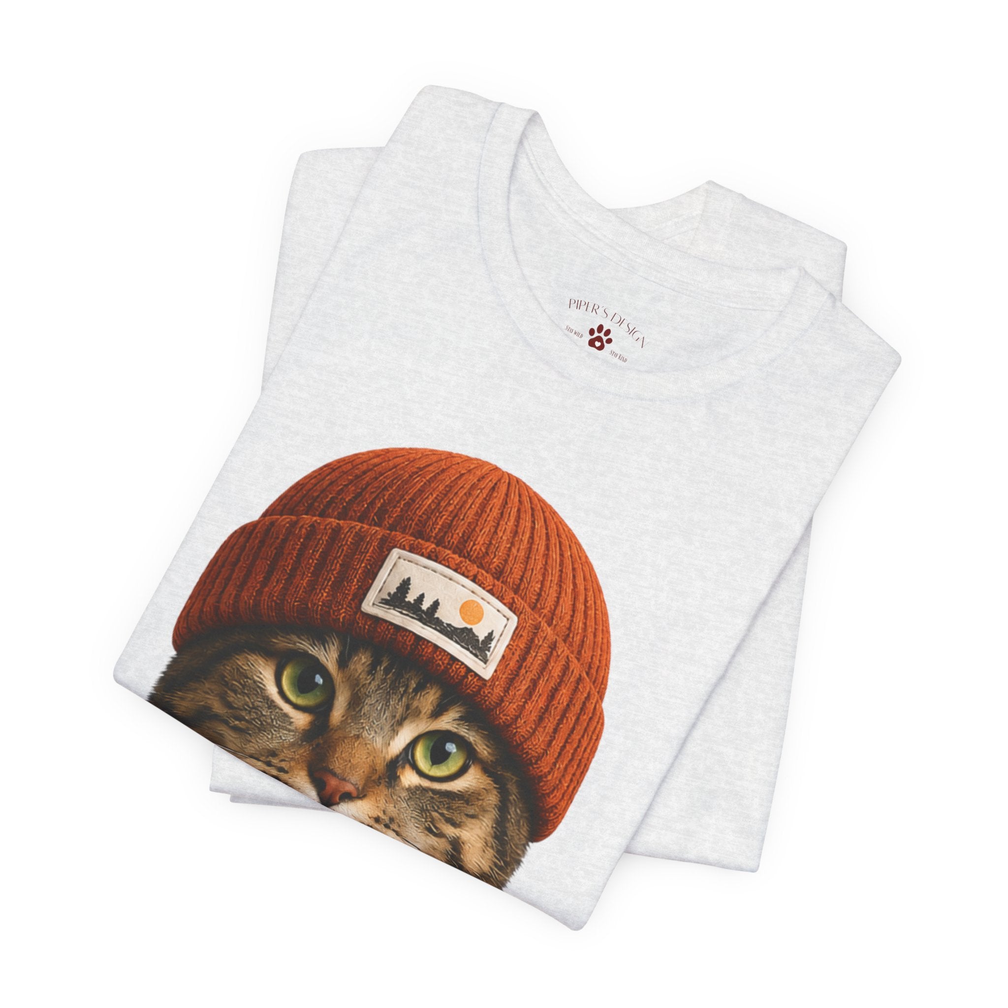 Tabby Cat in a Beanie