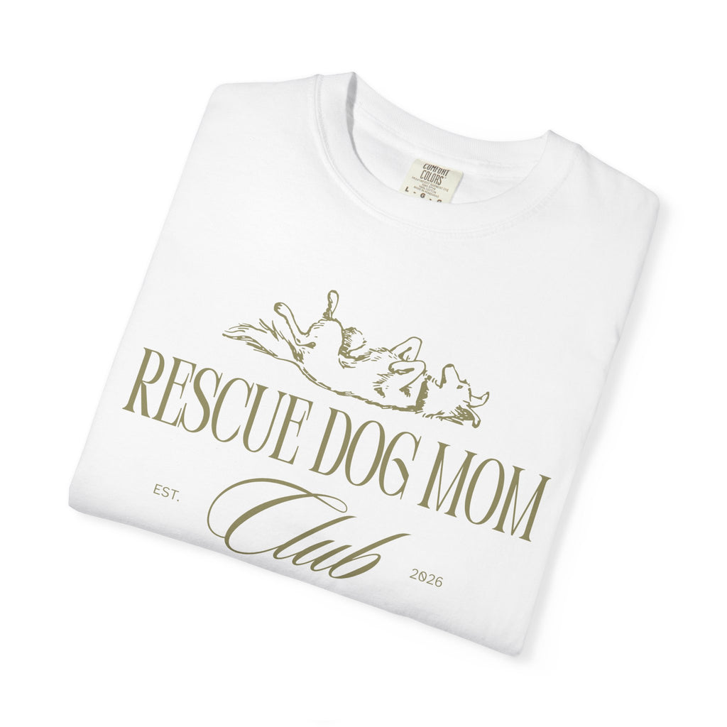 Rescue Dog Mom Club Tee | Comfort Colors® Rescue Dog Shirt | Piper and Friends