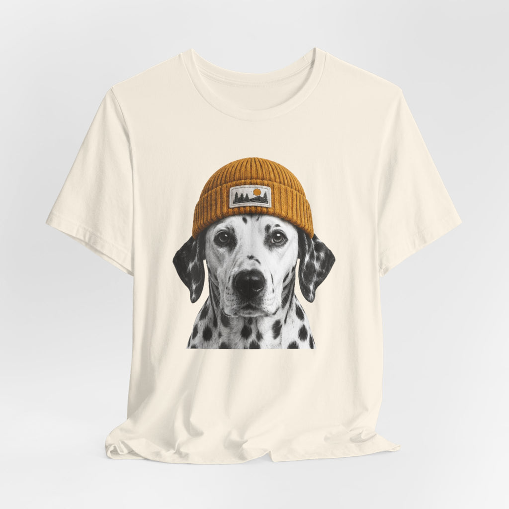 Dalmatian in a Beanie