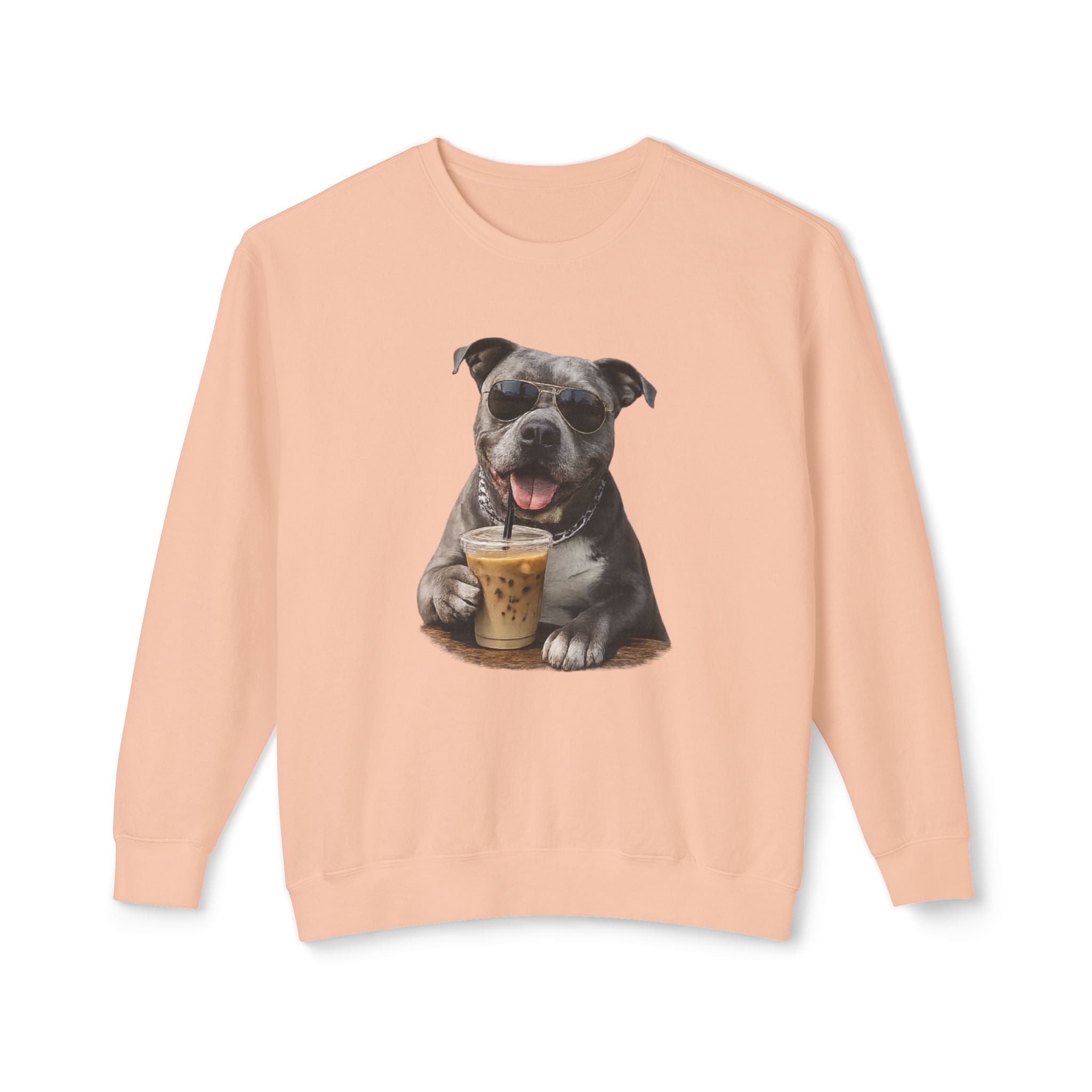 Pittie with Coffee Sweatshirt