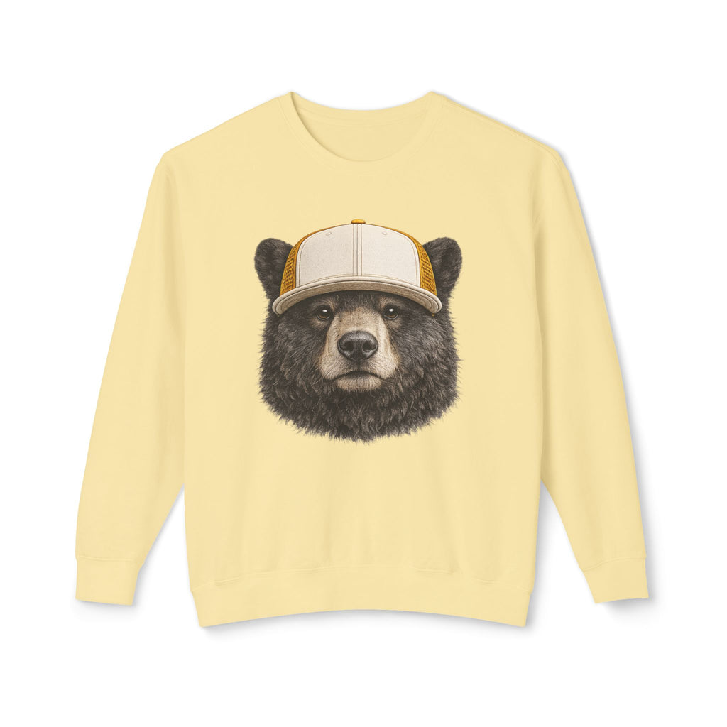 Trucker Hat Black Bear Sweatshirt