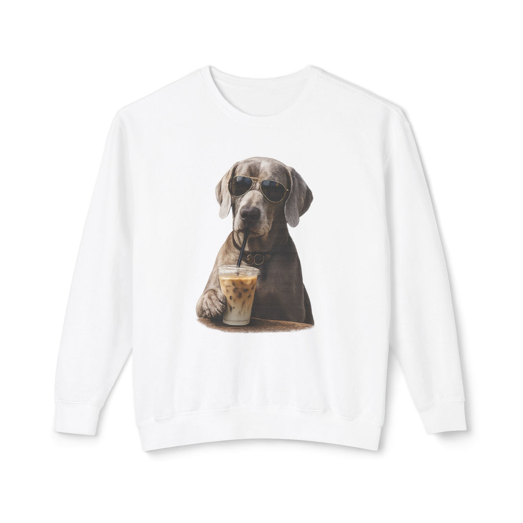 Weimaraner with Coffee Sweatshirt