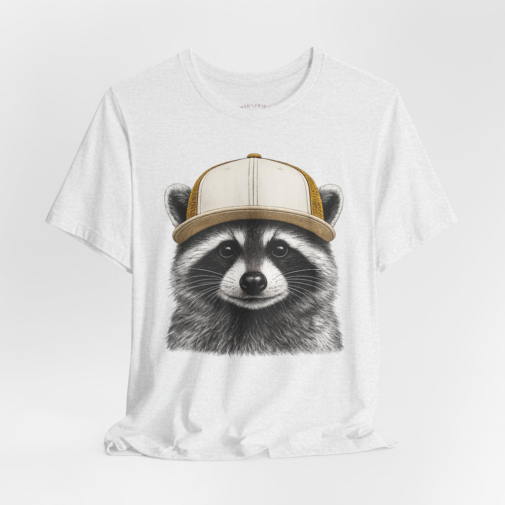 Raccoon in Trucker Hat