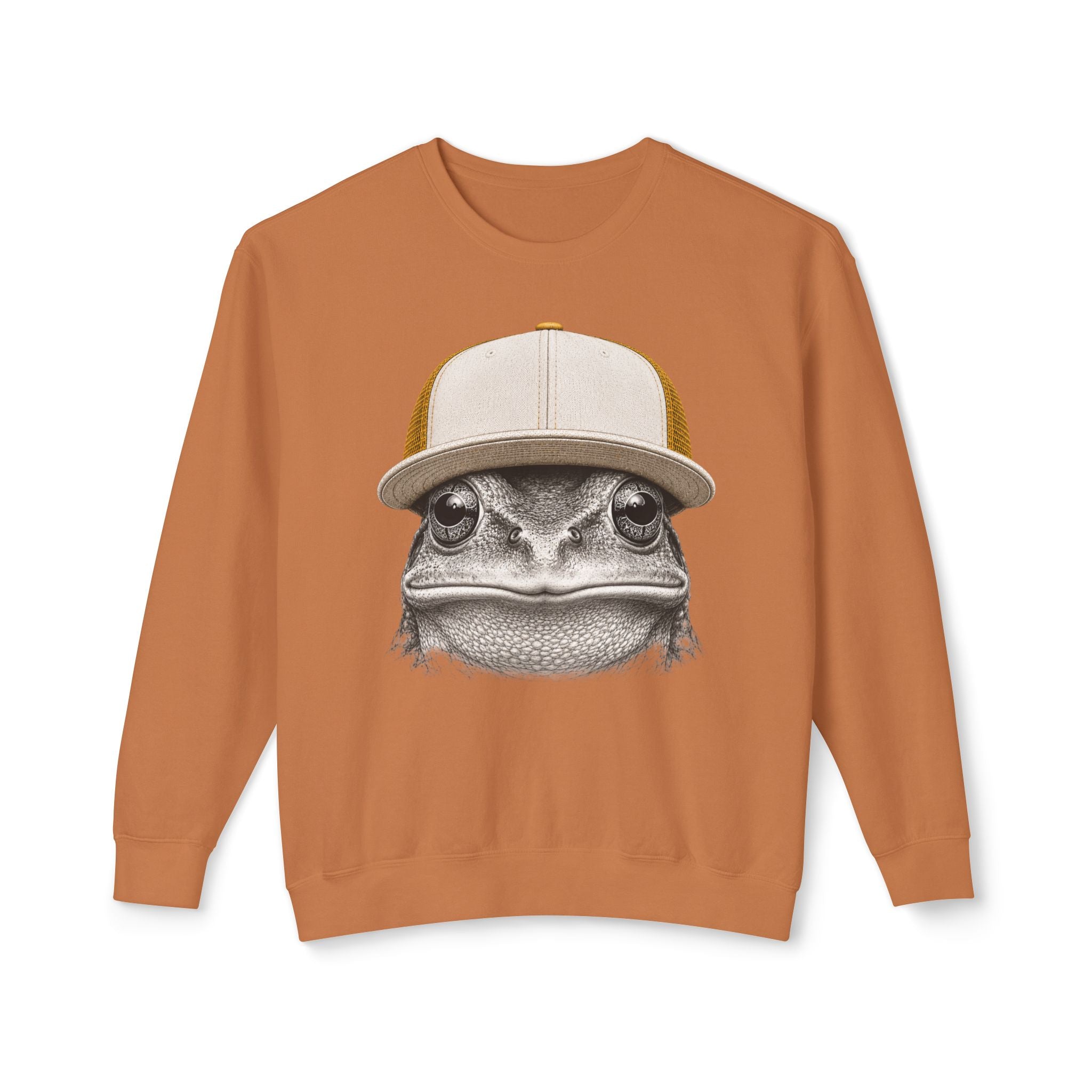 Trucker Hat Frog Sweatshirt